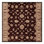 Machine Washable Overdyed Black Area Rug