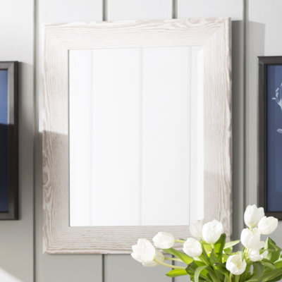 Solid Wood Flat Wall Mirror