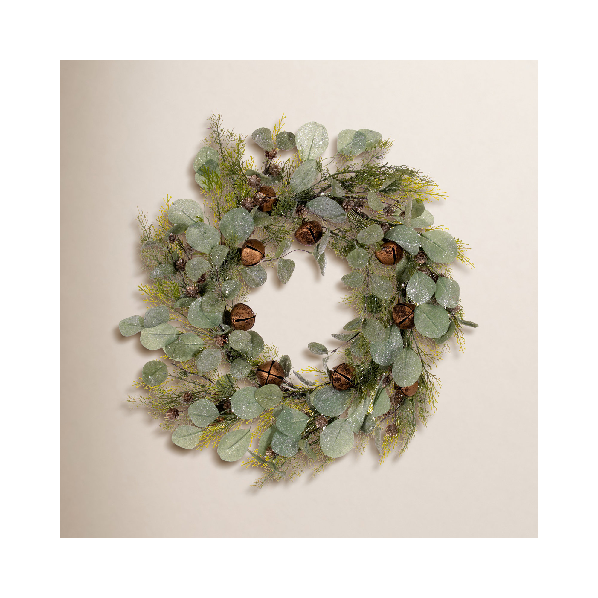 22'' Faux Cedar Plastic Wreath