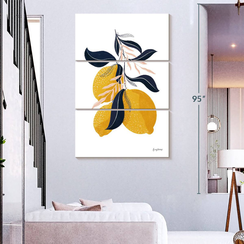 Yarlin Citrons I No Words, H 32 po x l 20 po