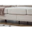 Canapé rembourré en polyester de style moderne et classique avec clous pour salon 2 + 3 places.-1655004131