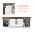 Farmhouse TV Stand Modern Sliding Barn Door Entertainment Center-1957428433