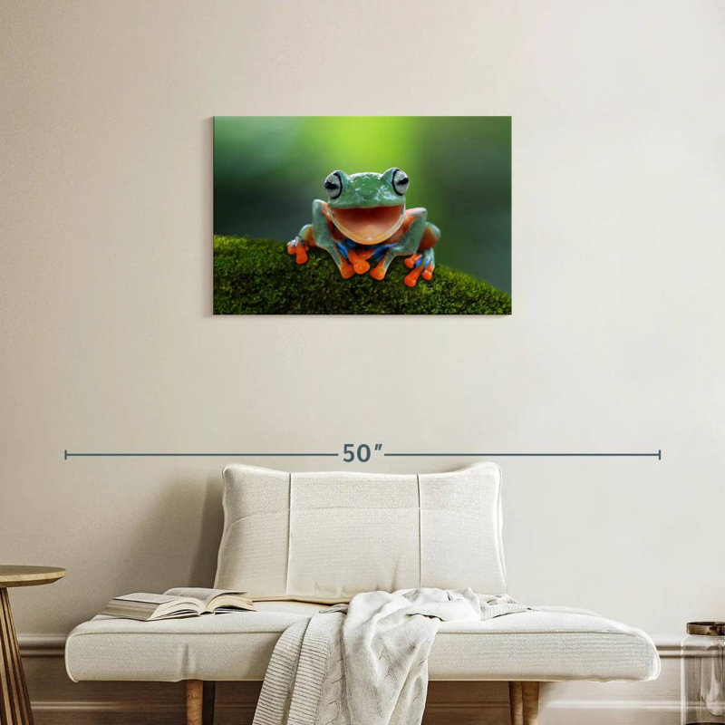 Brampt Happy Tree Frog, 20" H x 30" W