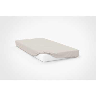 Plain Dye 200 TC Egyptian-Quality Cotton 100% Cotton Percale Fitted Sheet