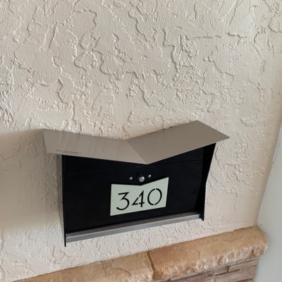 Aluminum Wall Mounted Mailbox
