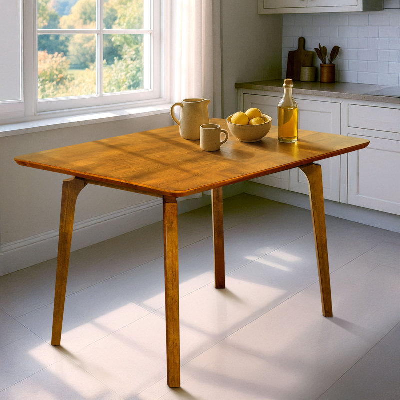 Ensemble de table de salle à manger 4 places Acacia Verve, Caramel
