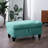 Linen Tufted Storage Ottoman, Upholstered Foot Stool-727650046
