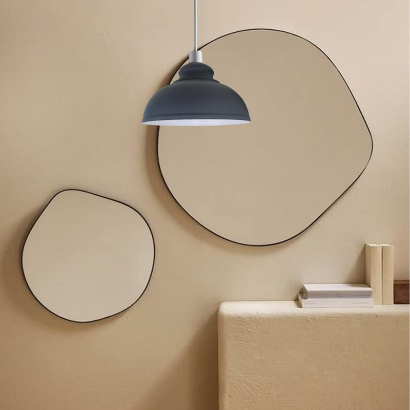 17 cm H Curved Lamp Shade, Green