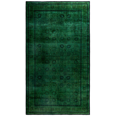 Overdyed One-of-a-Kind 8' 2" X 14' 6" Hand Knotted Area Rug
