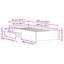 Bed Frame with Drawer Engineered Wood-42275407-42275404