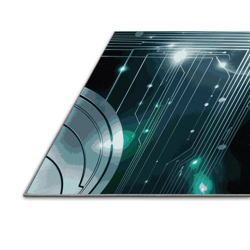 Hyperspace Rift Rug, Square 5'
