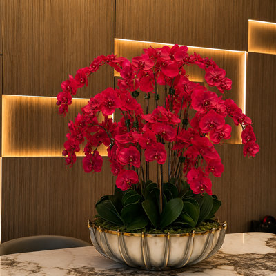 Composition d'orchidées artificielles Iliade