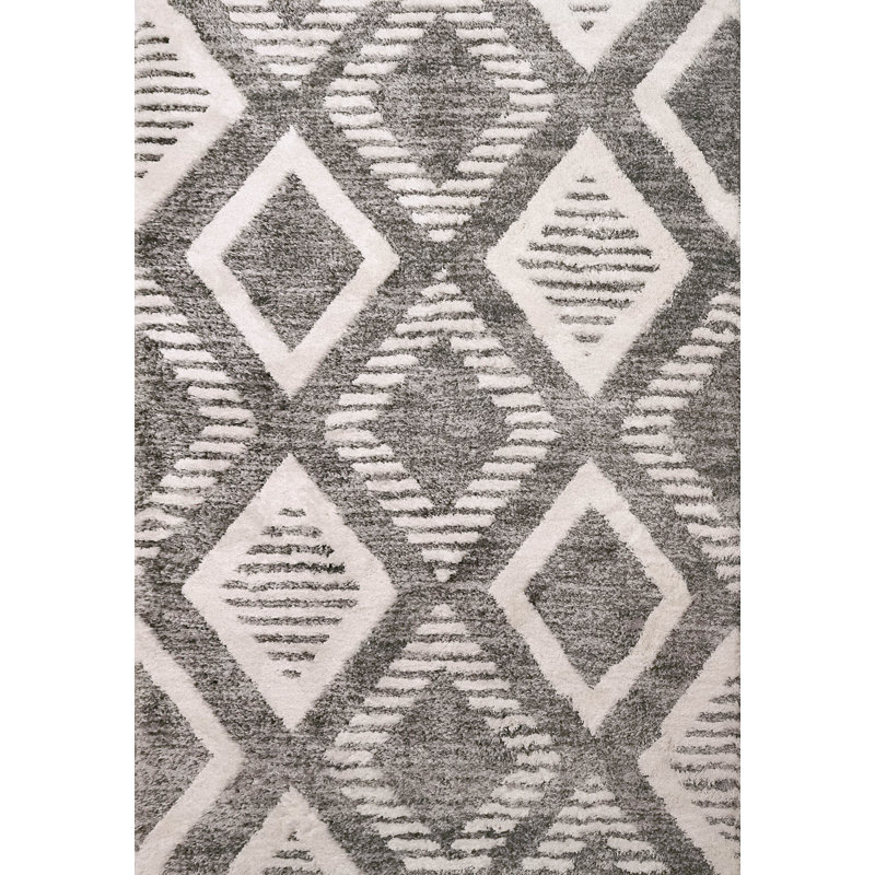 Pamphilos Performance Geometric Indoor Rug, Rectangle 7'10" x 10'10"
