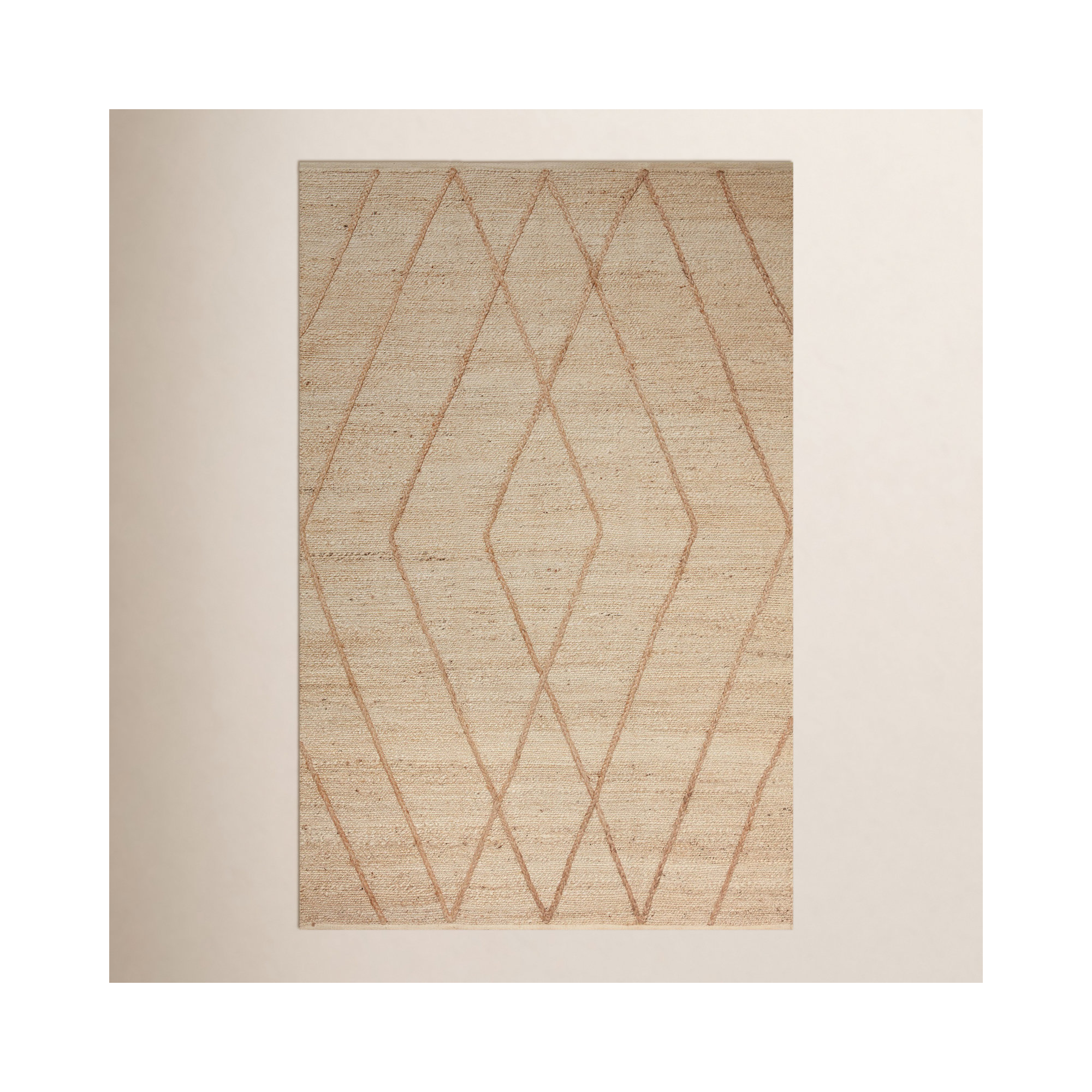 Albemarie Handmade Jute / Sisal Tan Rug, Rectangle 5' x 7'6"