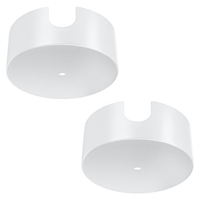 Couvercle de conduit décoratif pour luminaire suspendu DEL d'intérieur, convient à un conduit de 1 "à 1/4", blanc