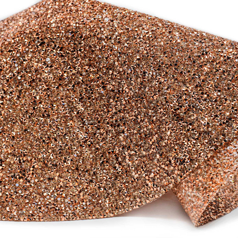 Napperon Sparkles Home Décoration de table 18 x 13 pouces antidérapante, Cuivre