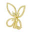 Gold Papillon Figurine with Crystals-2004317697