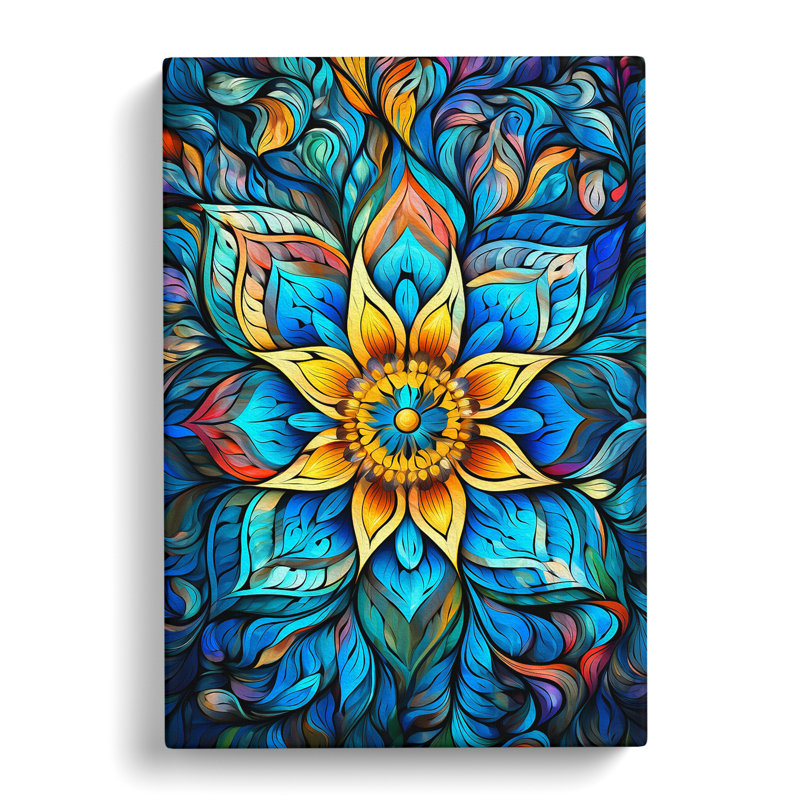 Mandala Expressionism No.2 - Wrapped Canvas, 50cm H x 35cm W x 3cm D