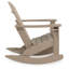 Chaise Adirondack berçante en plastique Zaire-92475989