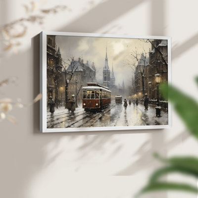 Chirstmas Art-CCCXXXIX -Framed Print - Restickable