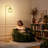 67" Arched/Arc Floor Lamp With Remote Control ，Bulb Included-862049881