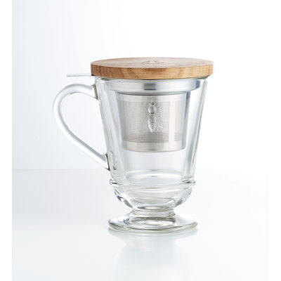 La Rochere Napoleon Bee 14 oz Tea Cup, Infuser and Lid