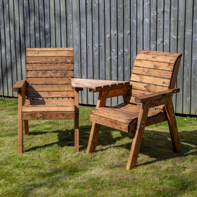 Charleah Wicker 2 - Person Garden Lounge Set