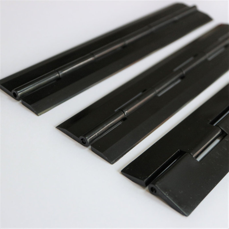 Black Acrylic Hinges 200mm x 42mm Hinges, Continuous Acrylic Piano Hinge