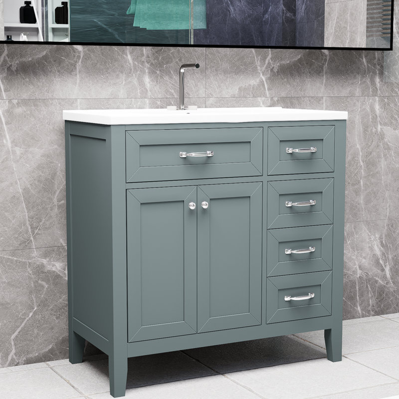 Meuble-lavabo avec tiroirs Green 36 po