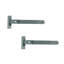 Charnière de porte simple à fixation en surface H 3,5 po x l 12 po