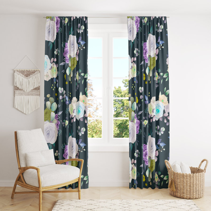 Hakeem Room Darkening Curtain Pair