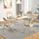 33.8'' Square Portable Folding Table with 4 Chairs