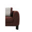 Canapé Mardi Maroon Tweed avec 6 coussins