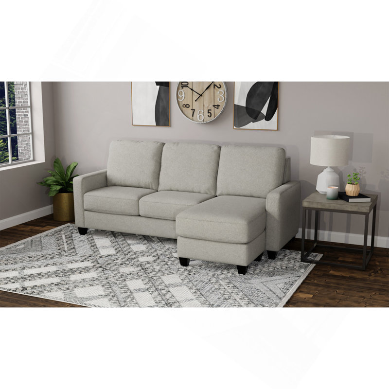 Canapé modulaire gris reconfigurable, Gris