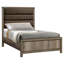 Ensemble de chambre à coucher à panneau en mélamine 3-1 Josona-65091031