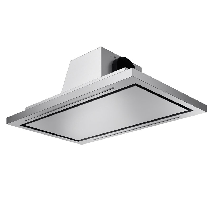 Hotte de plafond Victory Sunrise avec télécommande, 600 CFM, acier inoxydable brossé 304, 1 à 5 sones, ventilateur à 3 vitesses