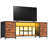 TV Stand Dresser with LED Lights & Charging Station, 6 Fabric Drawers Storage Entertainment Center for Bedroom-767278376-767278383