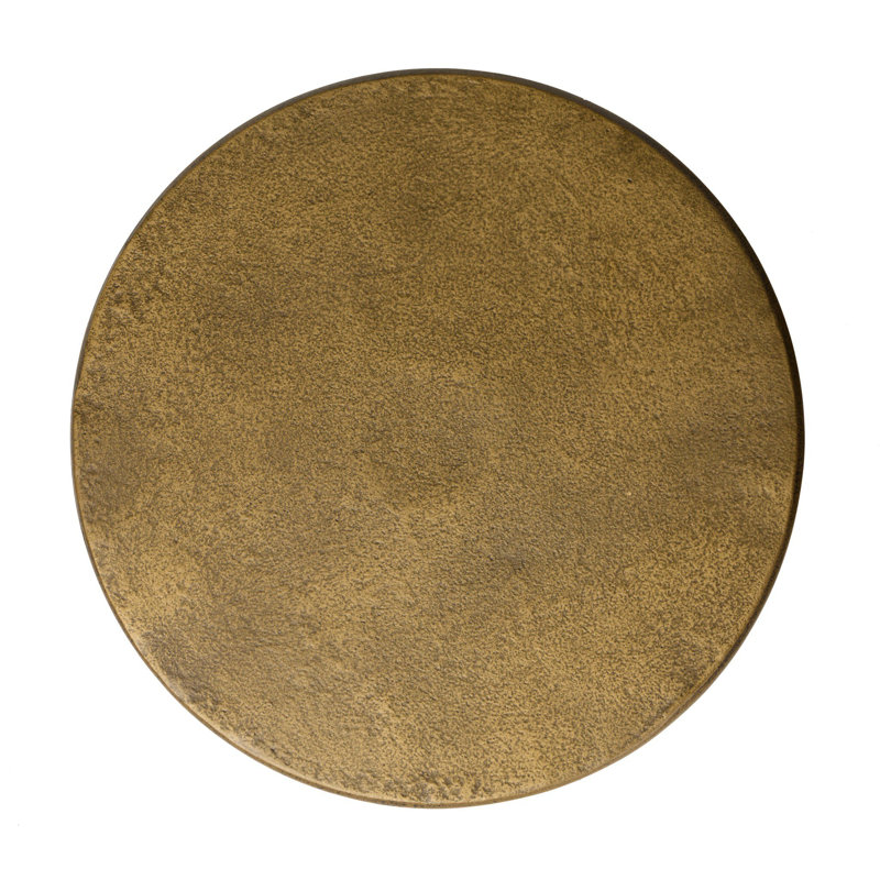 VERA End Table, Brass