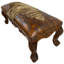 Aminah Leather Bench