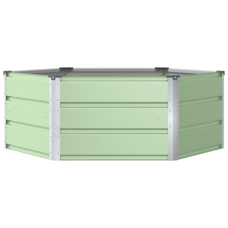 Raised Garden Bed, 45cm H x 129cm W x 129cm D, Pastel Green