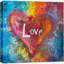 Pop Urban Street Love - Graffiti coloré, chambre à coucher, œuvre d'art, impression sur toile encadrée-107907883-107907882