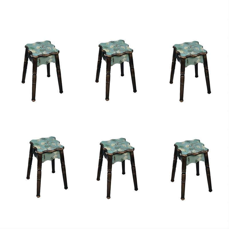 Abdia Counter Stool with Solid Wood Frame