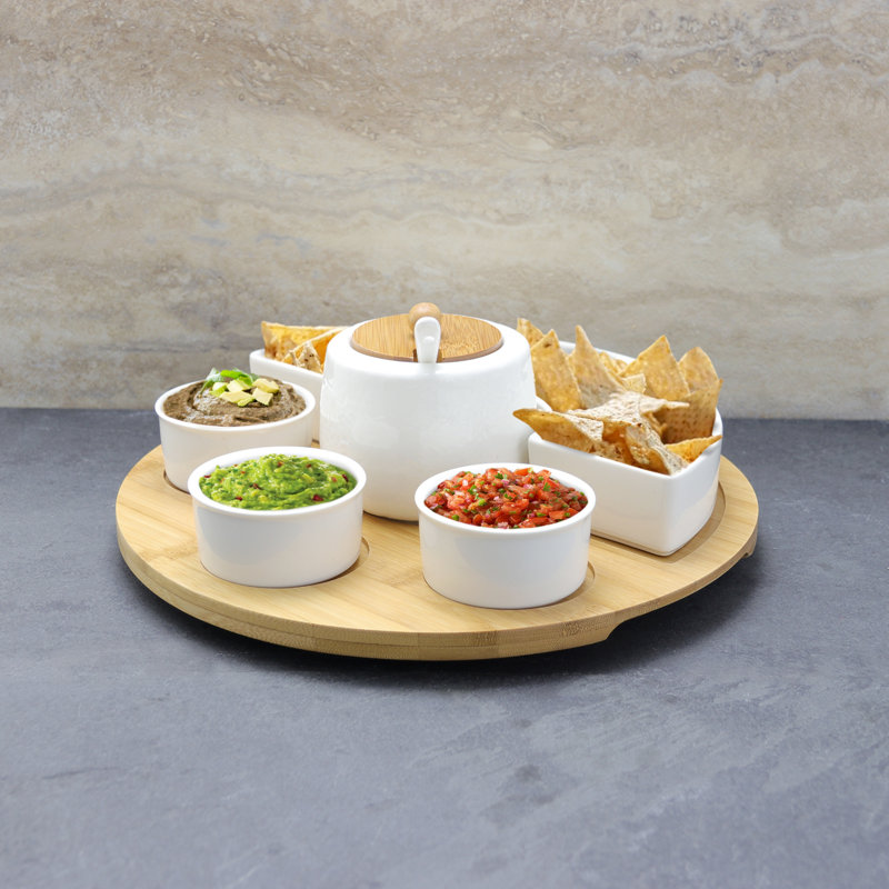Ensemble de service à condiments 8 pièces Dazlynn