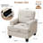 Upholstered Armchair with Armrest Interior Storage-1173430864