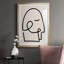 Face It I - Tableau encadré sous verre, grand format, idéal pour le salon-1099829355-1099829354