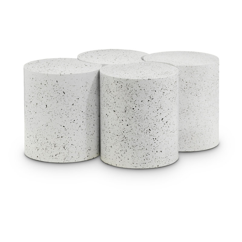 Ensemble de 4 tables de groupage Hylie, Blanc, H 18 po x L 41 po x l 30,25 po