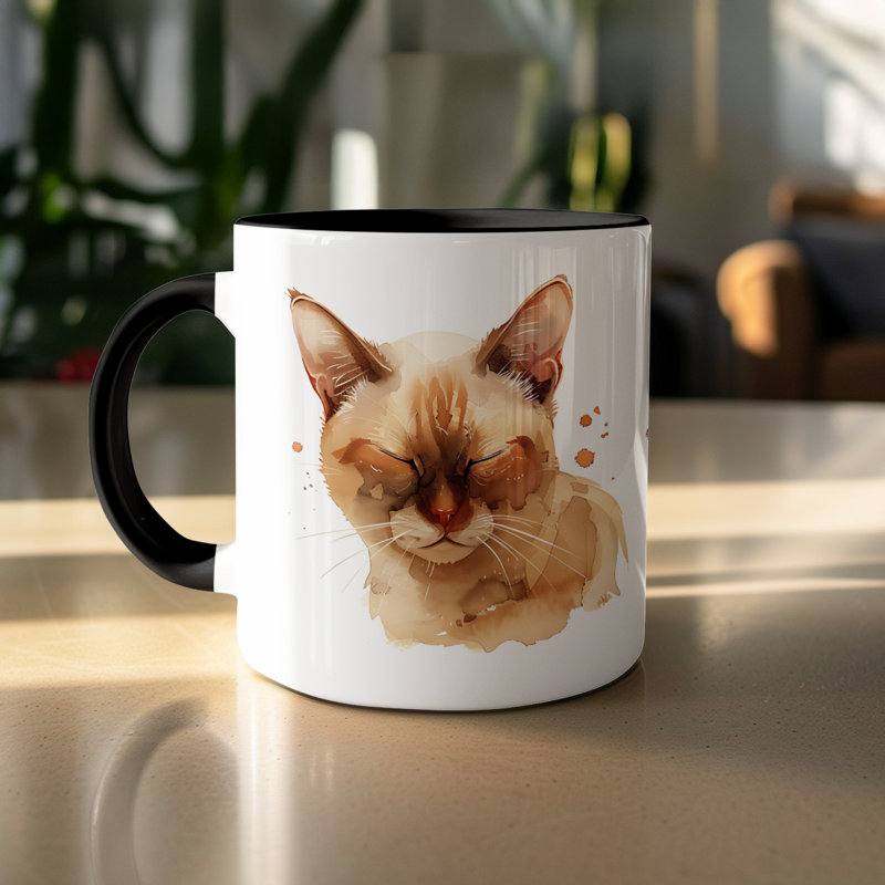 Ceramic Coffee Mug, 2, Black