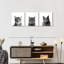 Trois chats, reproduction sur toile-1107530200