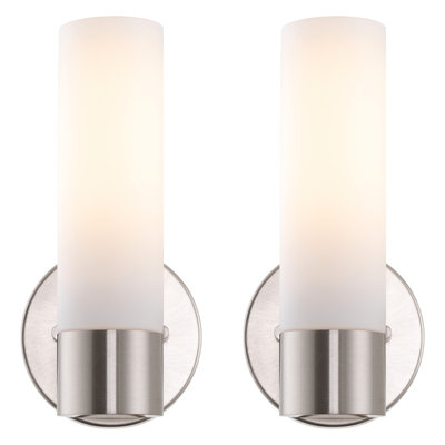 Najmo Steel Candle Wall Light