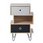 Clairville 39cm W Manufactured Wood Bedside Table-1035007345